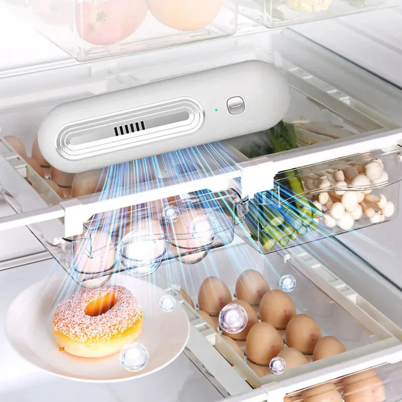 Refrigerator Deodorizer Air Purifier Refrigerator Deodorizer Food Shelf Life Extender Remove Odor Smoke Pet Toilet Car 