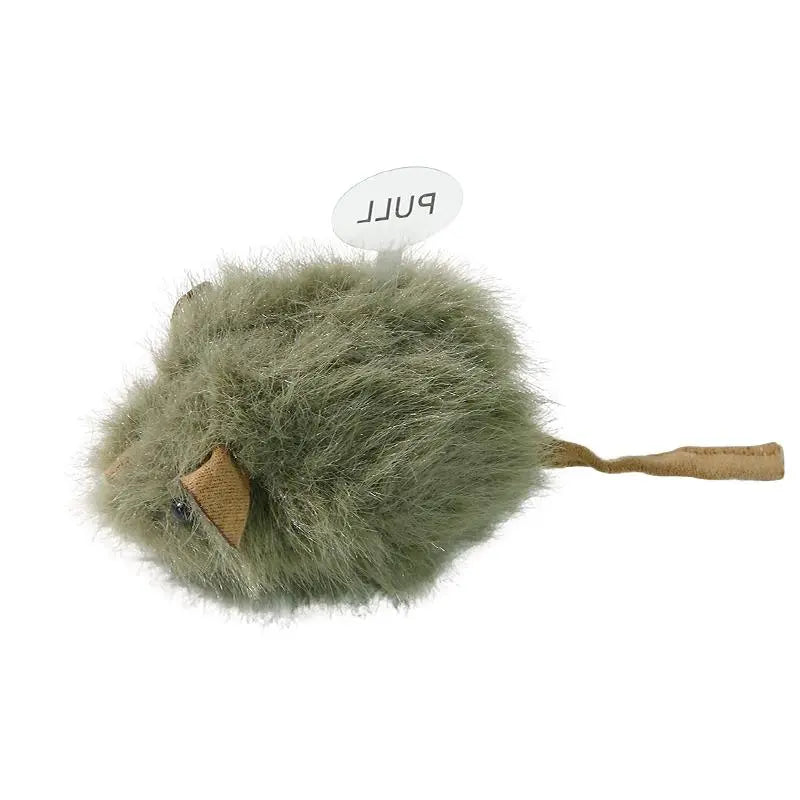 Cat Toy Interactive Plush Mouse Cat Toy Sound Mouse Toy Catnip Toy Bite Resistant Chew Toy for Cats Dogs Boredom Relief Pet Toy Gift