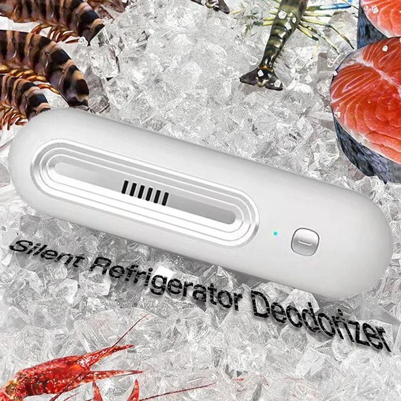 Refrigerator Deodorizer Air Purifier Refrigerator Deodorizer Food Shelf Life Extender Remove Odor Smoke Pet Toilet Car ﻿