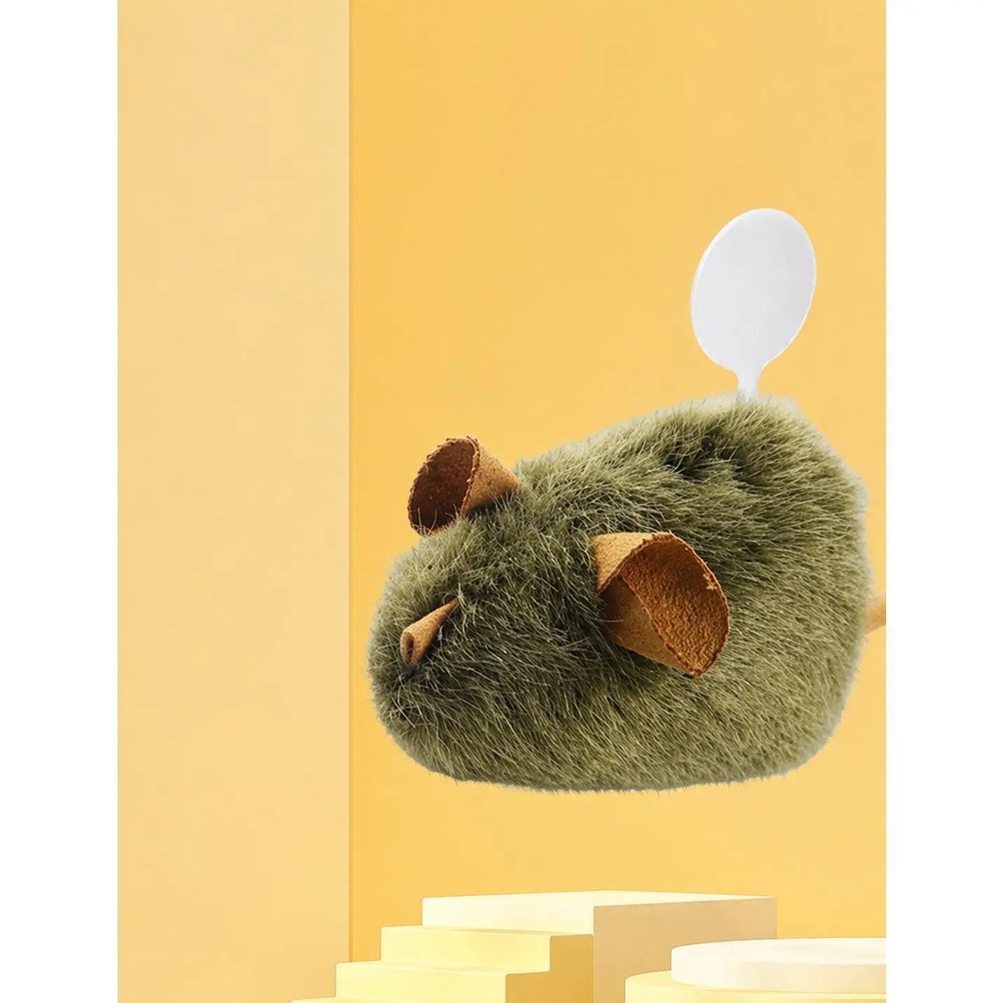 Cat Toy Interactive Plush Mouse Cat Toy Sound Mouse Toy Catnip Toy Bite Resistant Chew Toy for Cats Dogs Boredom Relief Pet Toy Gift