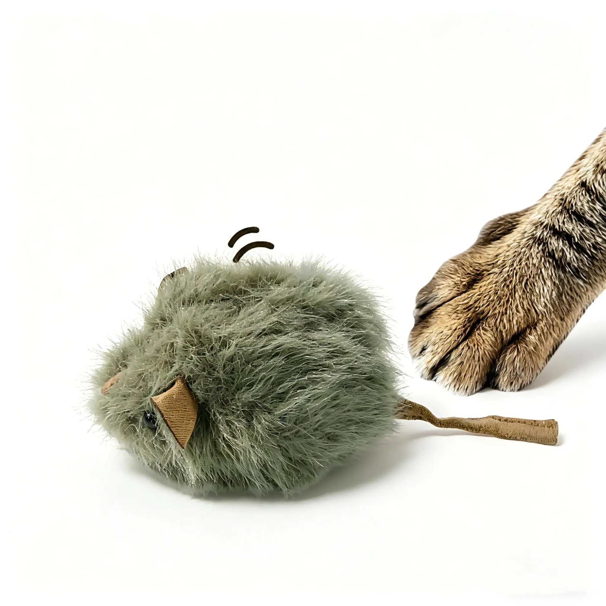 Cat Toy Interactive Plush Mouse Cat Toy Sound Mouse Toy Catnip Toy Bite Resistant Chew Toy for Cats Dogs Boredom Relief Pet Toy Gift