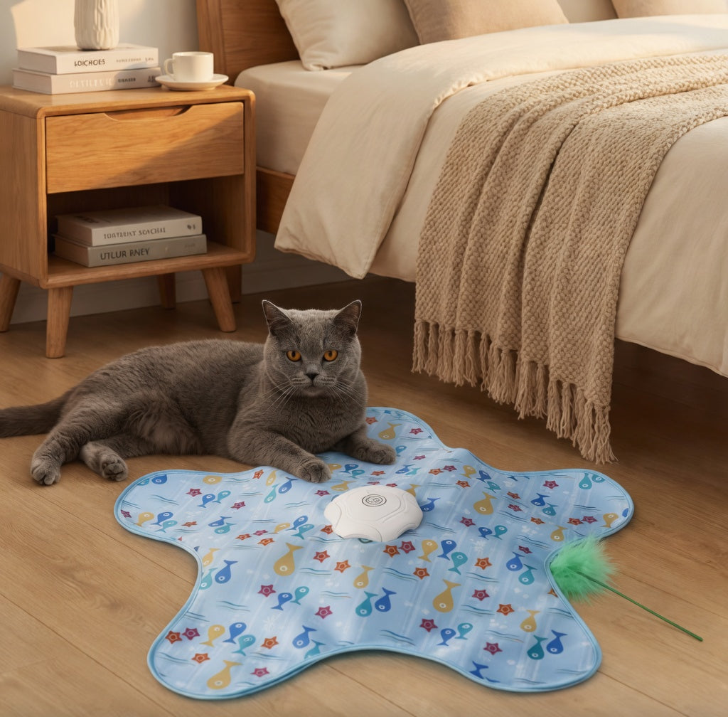 Automatic Cat Teaser Toy – Hide & Seek Mouse Chase for Active Kittens
