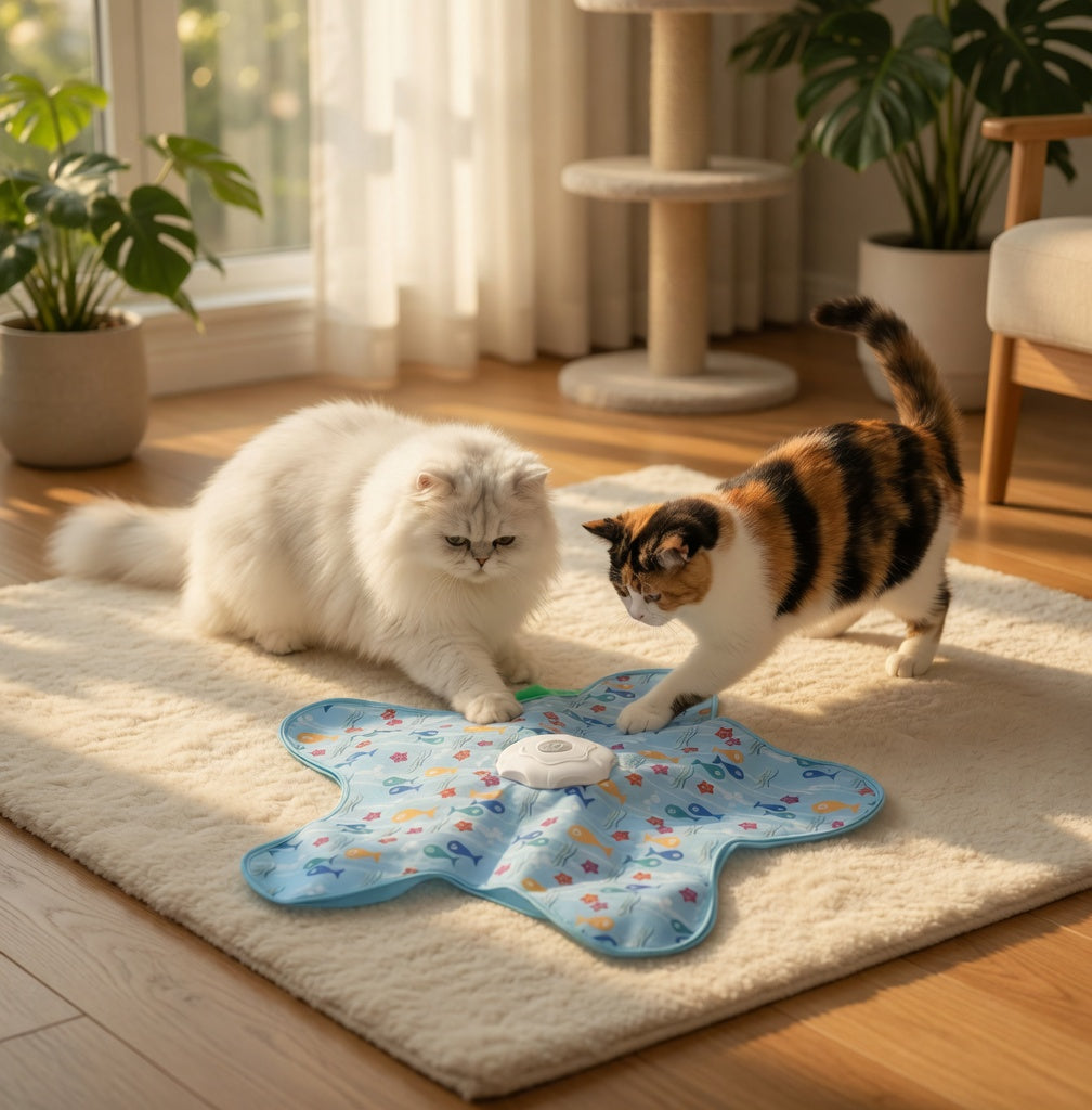 Automatic Cat Teaser Toy – Hide & Seek Mouse Chase for Active Kittens